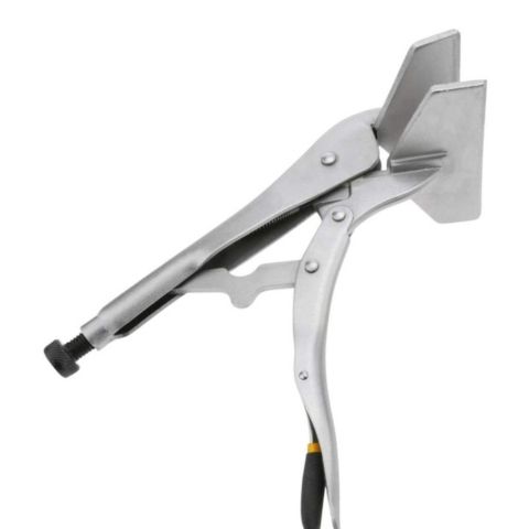 Kìm bấm kẹp Tolsen 10055 Kìm có miệng dẹp, kích thước 250mm, khả năng mở hết cỡ là 15mm, phần đầu kẹp rộng 100mm