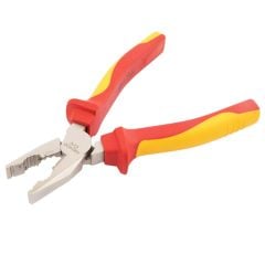 Kìm cách điện 1000V VDE bằng thép Cr-V kích thước 200mm Kendo-11003