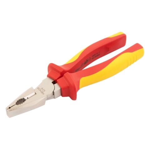 Kìm cách điện 1000V VDE bằng thép Cr-V kích thước 200mm Kendo-11003