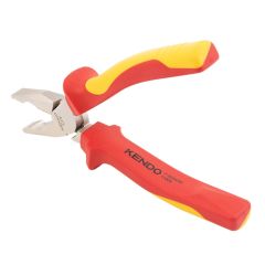 Kìm cách điện 1000V VDE bằng thép Cr-V kích thước 200mm Kendo-11003