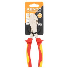 Kìm cắt hạng nặng cách điện 1000V VDE bằng thép Cr-V Kendo-11014