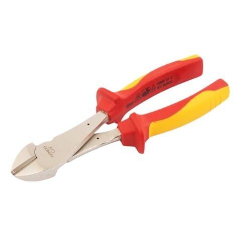 Kìm cắt hạng nặng cách điện 1000V VDE bằng thép Cr-V Kendo-11014