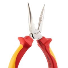 Kìm nhọn cách điện 1000V VDE bằng thép Cr-V kích thước 180mm Kendo-11032
