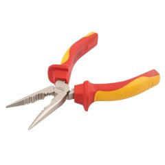 Kìm nhọn cách điện 1000V VDE bằng thép Cr-V kích thước 180mm Kendo-11032