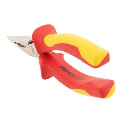 Kìm nhọn cách điện 1000V VDE bằng thép Cr-V kích thước 180mm Kendo-11032