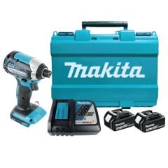 Máy bắn vít chuyên vít pin Makita DTD153RTE lực siết cực đại 170Nm, giúp vặn các ốc máy dễ dàng