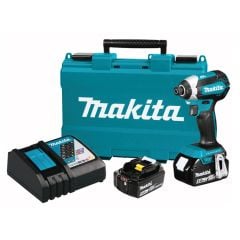 Máy bắn vít chuyên vít pin Makita DTD153RTE lực siết cực đại 170Nm, giúp vặn các ốc máy dễ dàng