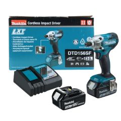 Máy vặn vít dùng pin Makita DTD156SFE thiết kế vừa vặn, chống trượt và chống rung