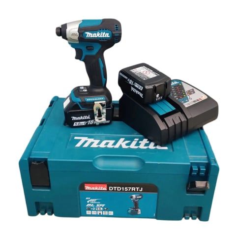 Máy bắn vít chuyên vít pin Makita DTD157RTJ công suất lớn với lực siết tối đa 140Nm