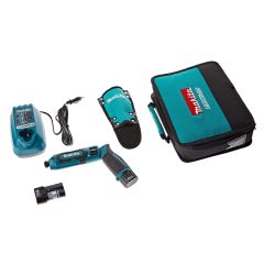 Máy vặn vít dùng pin Makita TD022DSE lực siết tối đa đến 25Nm. Tốc độ không tải 2450 vòng/phút