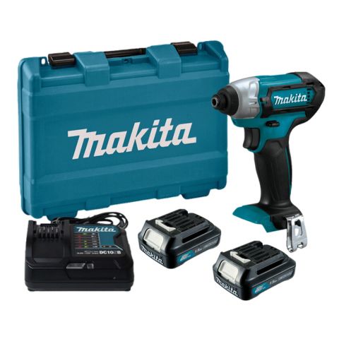 Máy chuyên vít bắn vít pin Makita TD110DSYE lực siết lớn 110Nm, đảm bảo vặn được các loại vít khác nhau