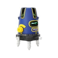 Máy cân bằng laser King Blue KB-05X Trang bị 5 tia xanh siêu sáng, dung lượng pin lớn hoạt động được trong thời gian dài.