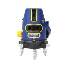 Máy cân bằng laser King Blue KB-05X Trang bị 5 tia xanh siêu sáng, dung lượng pin lớn hoạt động được trong thời gian dài.