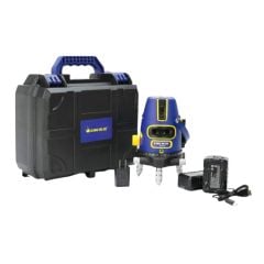 Máy cân bằng laser King Blue KB-05X Trang bị 5 tia xanh siêu sáng, dung lượng pin lớn hoạt động được trong thời gian dài.