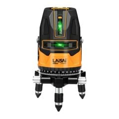 Máy cân bằng laser 5 tia xanh Laisai LSG6860D tự động cân bằng tia sáng chỉ trong 5 giây và độ chính xác ±1mm/10m