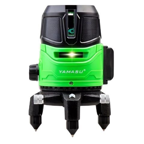 Máy cân bằng laser Yamasu YMS-122 Trang bị 5 tia xanh, phím điều khiển cảm ứng