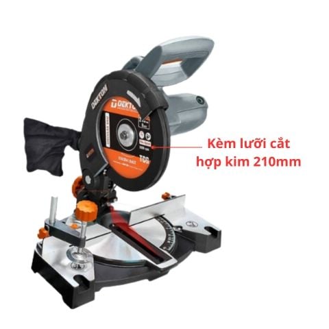 Máy cắt đa năng Dekton DK-CN210A Công suất 1500W kèm lưỡi cắt hợp kim 210mm