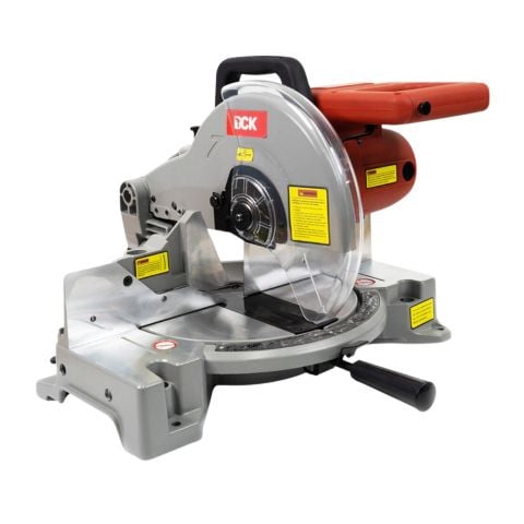 Máy cắt nhôm DCK KJX255 tốc độ không tải 4600 vòng/phút giúp máy cắt vượt qua vật liệu dễ dàng