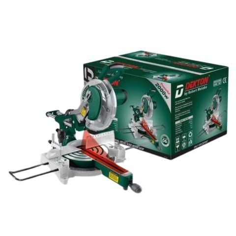 Máy cắt nhôm trượt Dekton DK-CN256BT công suất 2000W, tốc độ không tải lên đến 6000 vòng/phút