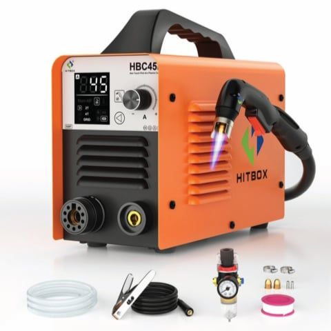 Máy cắt plasma Hitbox HBC45II cho đường cắt mịn trên thép carbon, thép không gỉ và nhôm