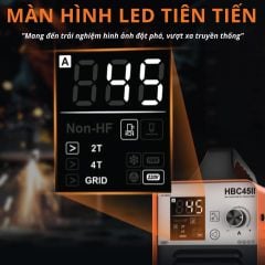 Máy cắt plasma Hitbox HBC45II cho đường cắt mịn trên thép carbon, thép không gỉ và nhôm