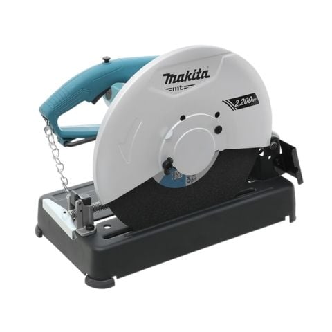 Máy cắt sắt bàn Makita M2403B Công suất 2200W và tốc độ không tải tối đa 3800 vòng/phút.