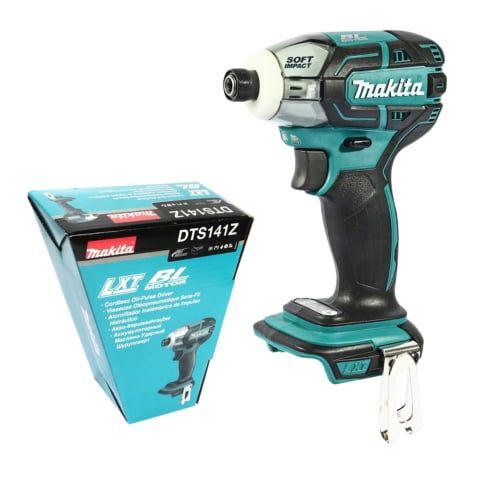 Máy bắn vít xung dầu dùng pin Makita DTS141Z lực siết tối đa 40Nm. Tốc độ đập lên đến 2700 lần/phút