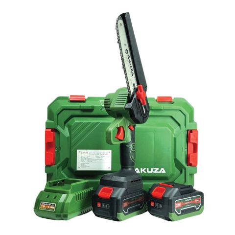 Máy cưa xích pin Akuza CX06BL Pro kích thước xích 6 inch cùng tốc độ lưỡi cưa đạt 7m/s