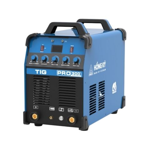 Máy hàn tig Hồng Ký TIG 300Pro tích hợp hàn hai chức năng MMA(que) và TIG. Hàn được que hàn 5.0mm