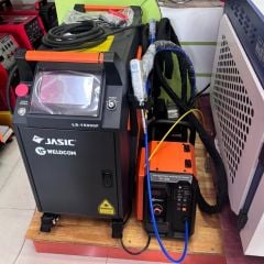Máy hàn laser Jasic LS 20000F đầu cấp 2 dây bù, tích hợp 3 chức năng Hàn - Cắt - Tẩy