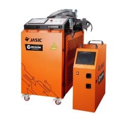 Máy hàn laser Jasic LS-30000D đầu cấp 2 dây công suất 3000W. Nhanh gấp 10 lần hàn TIG
