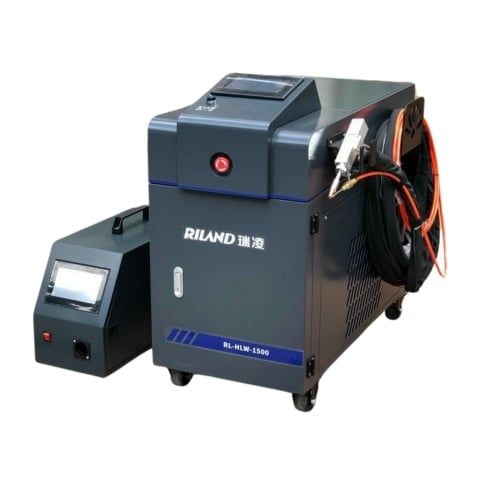 Máy hàn laser Riland RL-HLW-1500 Sử dụng được ba chế độ : Hàn - Cắt - Tẩy Gỉ. Tốc độ hàn nhanh gấp 10 lần hàn TIG