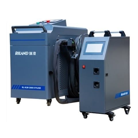 Máy hàn laser Riland RL-HLW-2000 đầu cấp 2 dây công suất 2000W ba chức năng Hàn - Cắt - Tẩy Gỉ