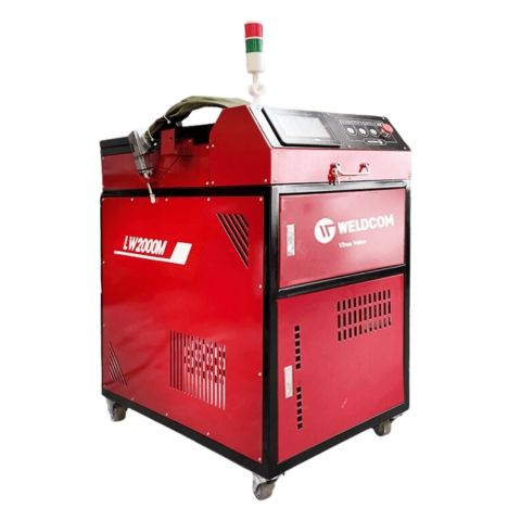 Máy hàn laser Weldcom LW2000M hàn đẹp trên thép carbon, inox, nhôm, đồng, hợp kim có độ dày 0.5 - 6mm