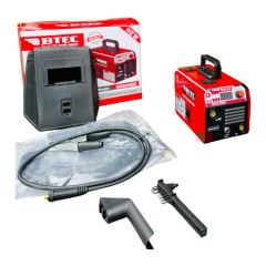 Máy hàn mig không dùng khí Btec MIG250BE Trang bị 2 chức năng hàn MIG và hàn Que.Tặng kèm 1 cuộn hàn 1KG