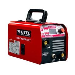 Máy hàn mig không dùng khí Btec MIG250BE Trang bị 2 chức năng hàn MIG và hàn Que.Tặng kèm 1 cuộn hàn 1KG