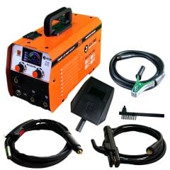 Máy hàn mig Jacpro MIG 200 Pro Trang bị tính năng hàn mig không khí và hàn que. Hàn tốt với cuộn dây inox không dùng khí