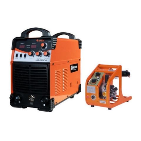 Máy hàn mig Jasic MIG NB-500E Sử dụng hai chức năng hàn Mig và hàn Que, có chế độ 2T/4T
