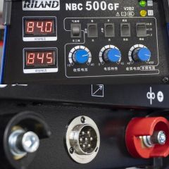 Máy hàn mig Riland NBC 500GF sử dụng 8 IGBT đơn và 2 đi-ốt khối cao cấp, chịu tải cao