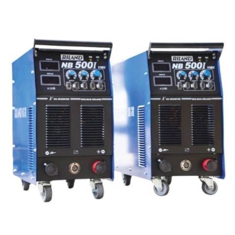 Máy hàn mig Riland NB 500I Hiệu suất cao, ở nhiệt độ 40°C máy đạt hiệu suất làm việc 60%