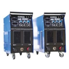 Máy hàn mig Riland NB 500I Hiệu suất cao, ở nhiệt độ 40°C máy đạt hiệu suất làm việc 60%