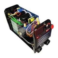 Máy hàn que Hồng Ký HKM1250E hàn que 2.6 - 3.2mm ổn định. Thiết kế nhỏ gọn, chỉ 2.9kg