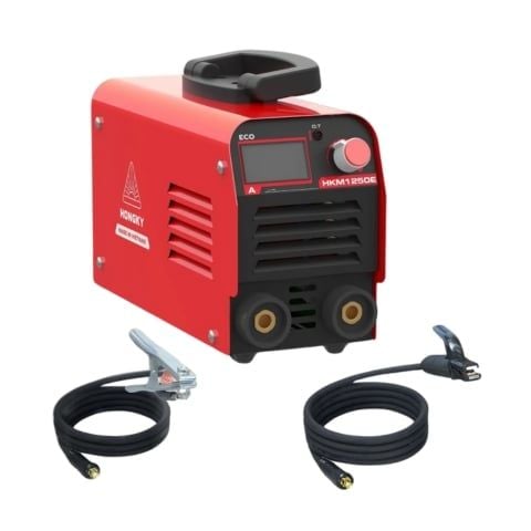 Máy hàn que Hồng Ký HKM1250E hàn que 2.6 - 3.2mm ổn định. Thiết kế nhỏ gọn, chỉ 2.9kg