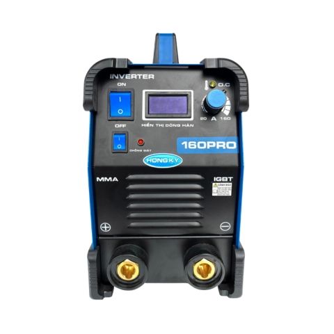Máy hàn que Hồng Ký MMA 160Pro. Máy hàn chuyên thợ, chống giật, hàn que từ 2.6mm - 4.0mm