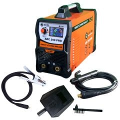 Máy hàn que Jacpro ARC 250 Pro Hàn liên tục que hàn 3.2mm và 4.0mm. Công nghệ chống giật, chống dính que cực tốt