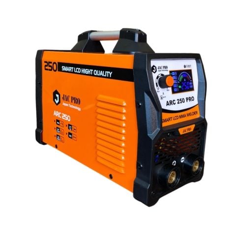Máy hàn que Jacpro ARC 250 Pro Hàn liên tục que hàn 3.2mm và 4.0mm. Công nghệ chống giật, chống dính que cực tốt