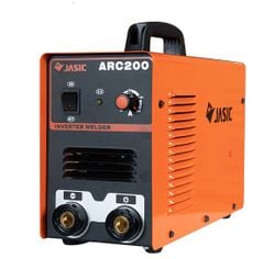 Máy hàn que điện tử Jasic ARC 200 (R04) Hàn que 3.2mm liên tục, hàn que 4.0mm vừa phải. Dòng hàn khoẻ, ổn định