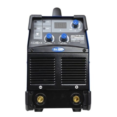 Máy hàn que Riland ARC 315GTS hàn tốt với que hàn 2.5mm - 3.2mm. Hàn được que 4.0mm với điện 380V