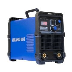Máy hàn que RILAND ZX7 320DS sử dụng được điện 220V và 380V. Hàn que 2.5mm - 4.0mm