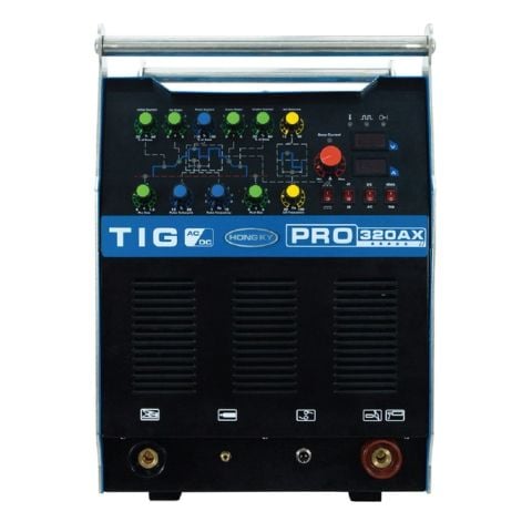 Máy hàn tig Hồng Ký TIG 320AXPro công suất mạnh mẽ, hệ thống đánh lửa tần số cao